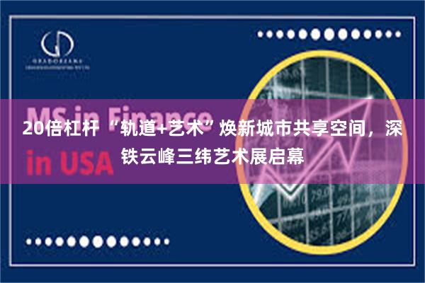 20倍杠杆 “轨道+艺术”焕新城市共享空间，深铁云峰三纬艺术展启幕