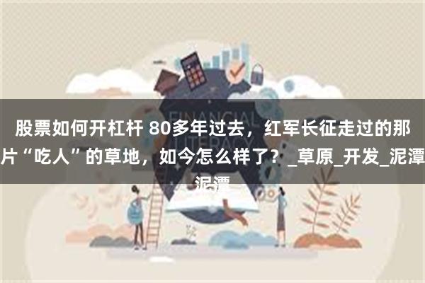 股票如何开杠杆 80多年过去，红军长征走过的那片“吃人”的草地，如今怎么样了？_草原_开发_泥潭