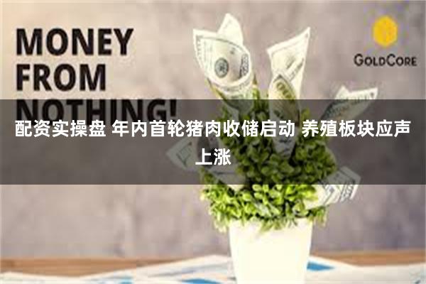 配资实操盘 年内首轮猪肉收储启动 养殖板块应声上涨