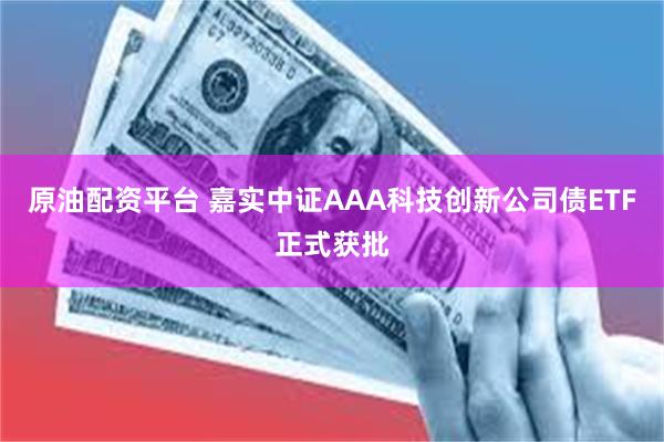 原油配资平台 嘉实中证AAA科技创新公司债ETF正式获批
