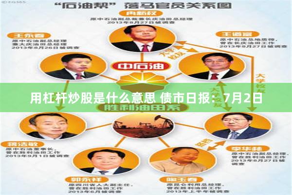 用杠杆炒股是什么意思 债市日报：7月2日